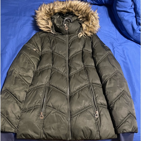 Nautica Jackets & Blazers - Green Nautica Mid Length Coat